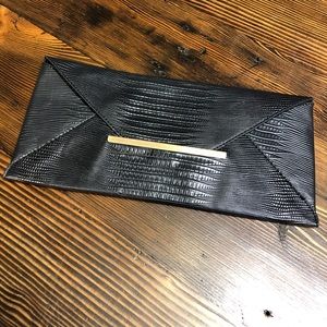 BCBGMaxAzria Envelop Clutch Black